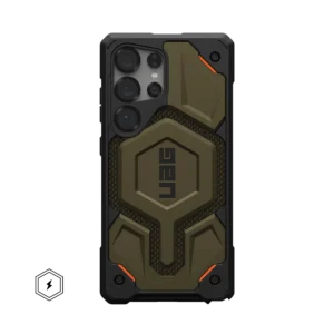 UAG_HS_SAMSUNG_GALAXY-2025-HARRY_MONARCH-PRO-KEVLAR_ELEMENT-GREEN_STD_01 MONARCH PRO KEVLAR® GALAXY S23-S25 ULTRA CASE-Kevlar Element Green