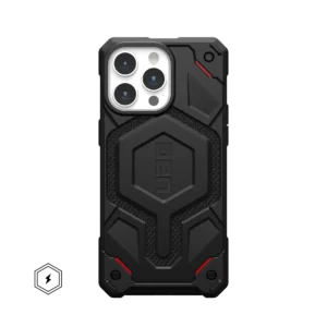 UAG_HS_APPLE_IPHONE-2023-SUPERMAN_MONARCH-PRO-MAGSAFE_KEVLAR-BLACK_STD_01_MAGSAFE_ICON MONARCH PRO KEVLAR® IPHONE 13-16 PRO MAX CASE – Kevlar Black